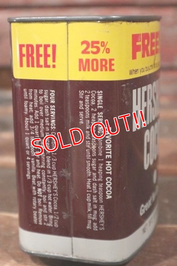 画像5: dp-210501-35 HESHEY'S COCOA / Vintage Tin Can