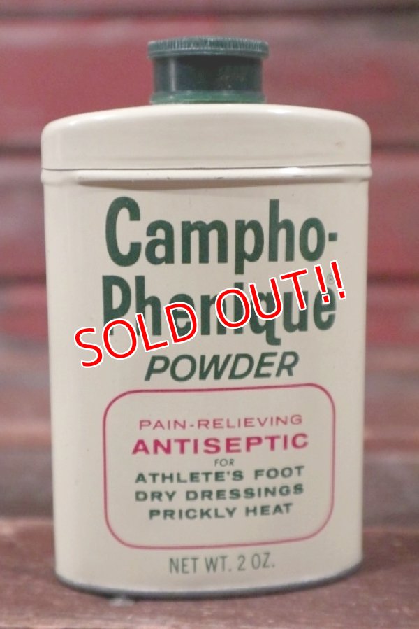 画像1: dp-210501-27 Campho-Phenique POWDER / Vintage Tin Can