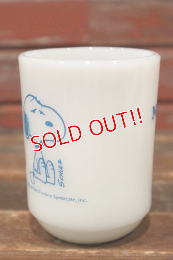 画像4: kt-210601-06 Snoopy / Fire King 1960's-1970's 9oz Mug "Coffee Break"