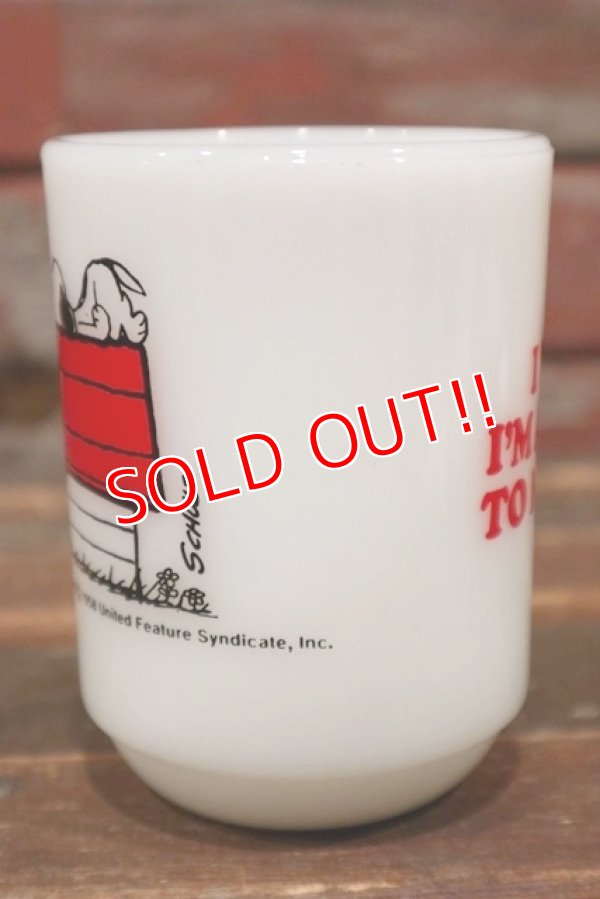 画像4: kt-210601-07 Snoopy / Fire-King 1960's-1970's "Morning Allergy" 9oz Mug