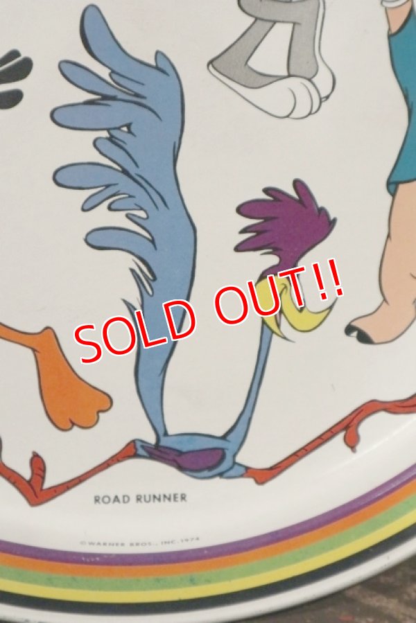 画像4: ct-210501-63 Looney Tunes / 1974 Serving Tin Tray