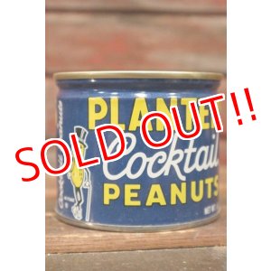 画像: dp-210601-32 PLANTERS / MR.PEANUT 1960's-1970's Cocktail Peanuts Tin Can