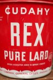 画像2: dp-210601-45 CUDAHY REX PURE LARD / Vintage Tin Bucket