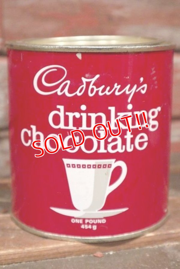 画像2: dp-210601-49 CADBURY'S drinking chocolate / Vintage Tin Can