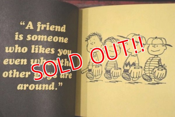 画像4: ct-210501-103 PEANUTS / 1971 "I NEED ALL THE FRIENDS I CAN GET" Book