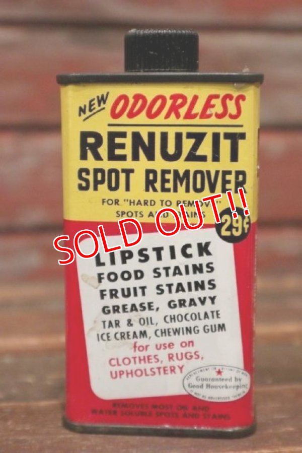 画像1: dp-210601-44 RENUZIT SPOT REMOVER / 1950's Handy Can