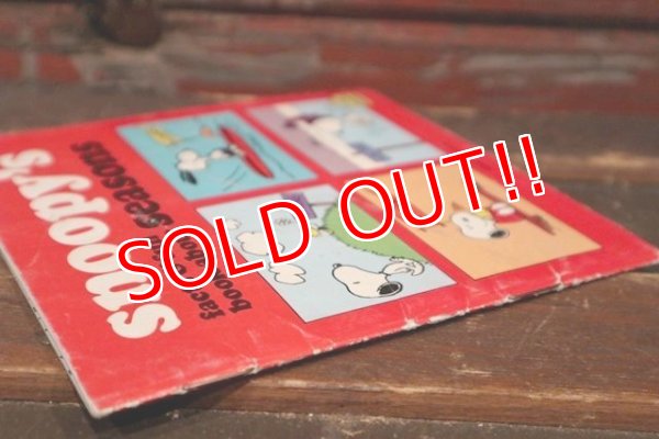 画像10: ct-200415-01 SNOOPY'S facts & fun book about seasons / 1970's Picture Book