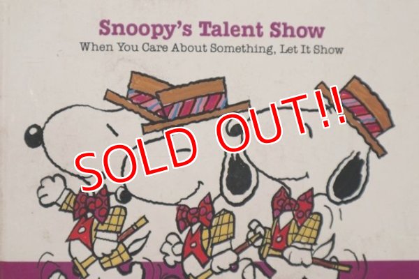 画像2: ct-210501-103 Snoopy's Talent Show / 1980's Picture Book