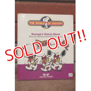 画像: ct-210501-103 Snoopy's Talent Show / 1980's Picture Book