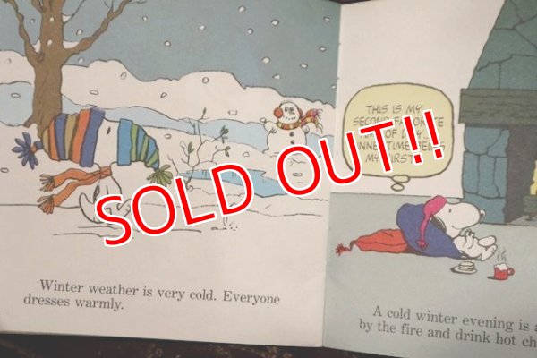 画像7: ct-200415-01 SNOOPY'S facts & fun book about seasons / 1970's Picture Book