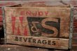 画像1: dp-210601-03 M&S BEVERAGES / 1950's Wood Box