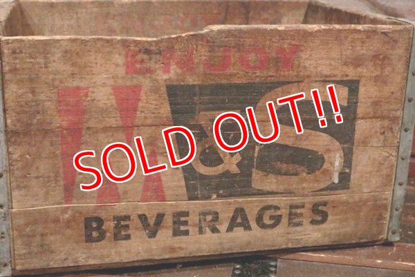 画像3: dp-210601-03 M&S BEVERAGES / 1950's Wood Box