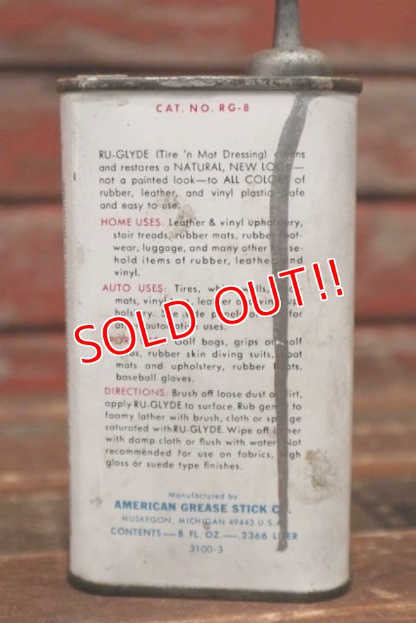 画像5: dp-210601-40 RU-GLYDE TIRE'n MAT Dressing / Vintage Handy Can