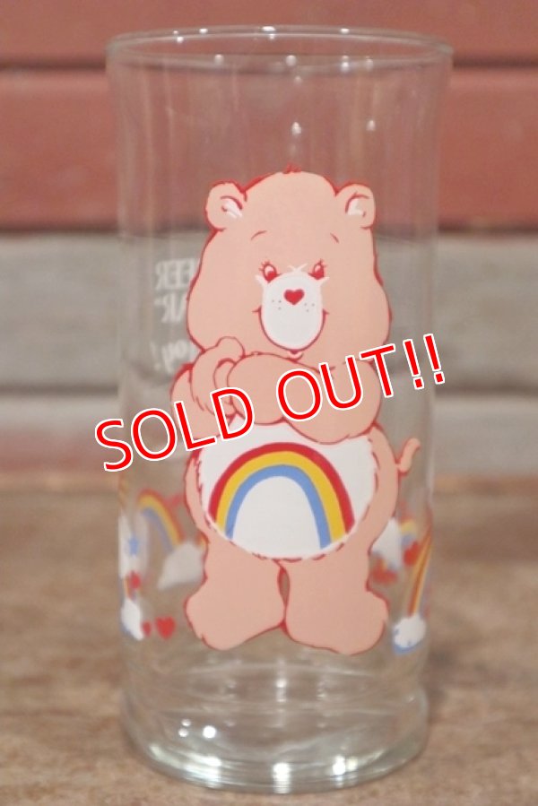 画像1: gs-141101-117 Care Bears / Pizza Hut 1983 "Cheer Bear" Glass