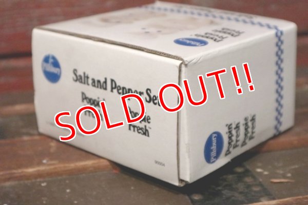 画像12: ct-140820-15 Pillsbury / Poppin Fresh & Poppie Fresh 1988 Ceramic Salt and Pepper Set (Box)