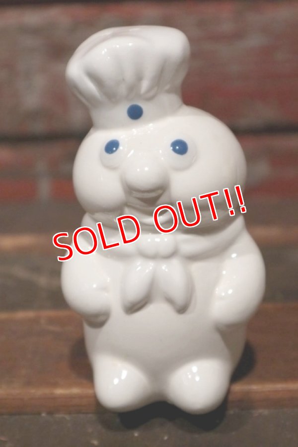 画像2: ct-140820-15 Pillsbury / Poppin Fresh & Poppie Fresh 1988 Ceramic Salt and Pepper Set (Box)