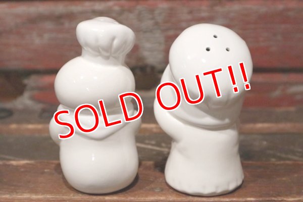 画像6: ct-140820-15 Pillsbury / Poppin Fresh & Poppie Fresh 1988 Ceramic Salt and Pepper Set (Box)