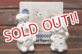 画像: ct-140820-15 Pillsbury / Poppin Fresh & Poppie Fresh 1988 Ceramic Salt and Pepper Set (Box)