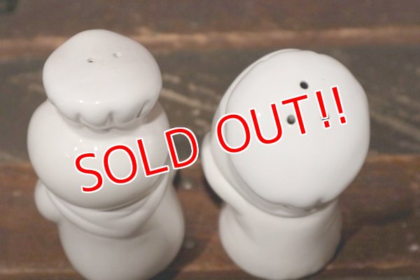 画像7: ct-150616-26 Pillsbury / Poppin Fresh & Poppie Fresh 1988 Ceramic Salt and Pepper Set