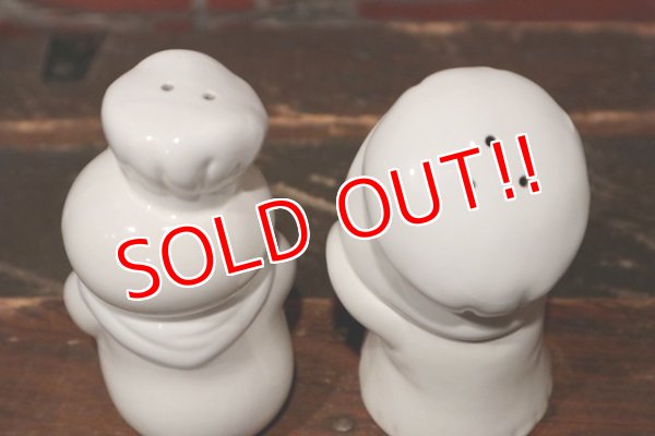 画像7: ct-140820-15 Pillsbury / Poppin Fresh & Poppie Fresh 1988 Ceramic Salt and Pepper Set (Box)