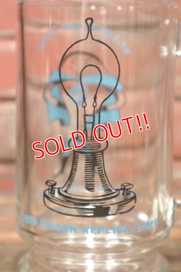 画像2: dp-210701-25 ST.LOUIS LAMP PLANT / EDISON REPLICA LAMP 1970's Beer Mug