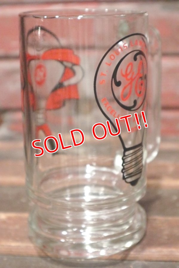画像7: dp-210701-24 ST.LOUIS LAMP PLANT / GENERAL ELECTRIC 1970's Beer Mug