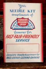 画像: dp-210701-03 FARMERS INSURANCE GROUP / Vintage Needle Kit Book