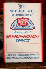 画像: dp-210701-03 FARMERS INSURANCE GROUP / Vintage Needle Kit Book