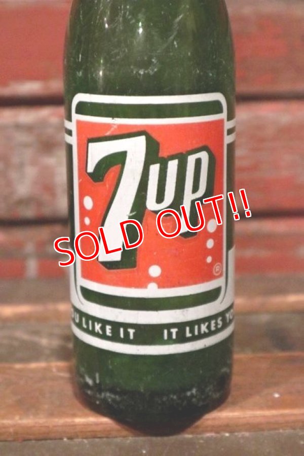 画像2: dp-210301-75 7up / 1960's 10 FL.OZ Bottle