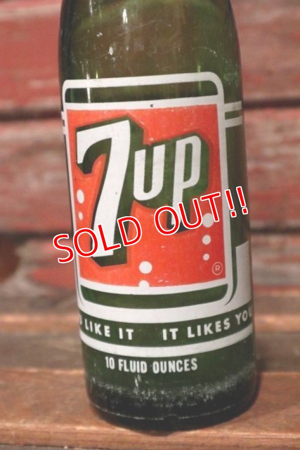 画像2: dp-210301-74 7up / 1960's 10 FL.OZ Bottle