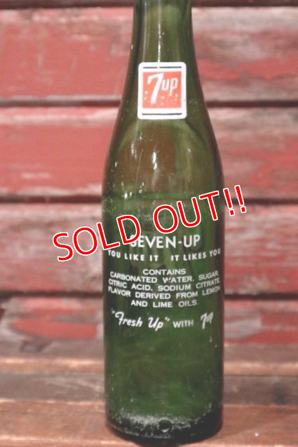 画像4: dp-210301-74 7up / 1960's 10 FL.OZ Bottle