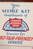 画像2: dp-210701-03 FARMERS INSURANCE GROUP / Vintage Needle Kit Book