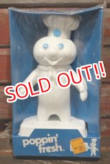 画像: ct-210701-61 Pillsbury / Poppin' Fresh 1970's Soft Vinyl Doll w/Stand