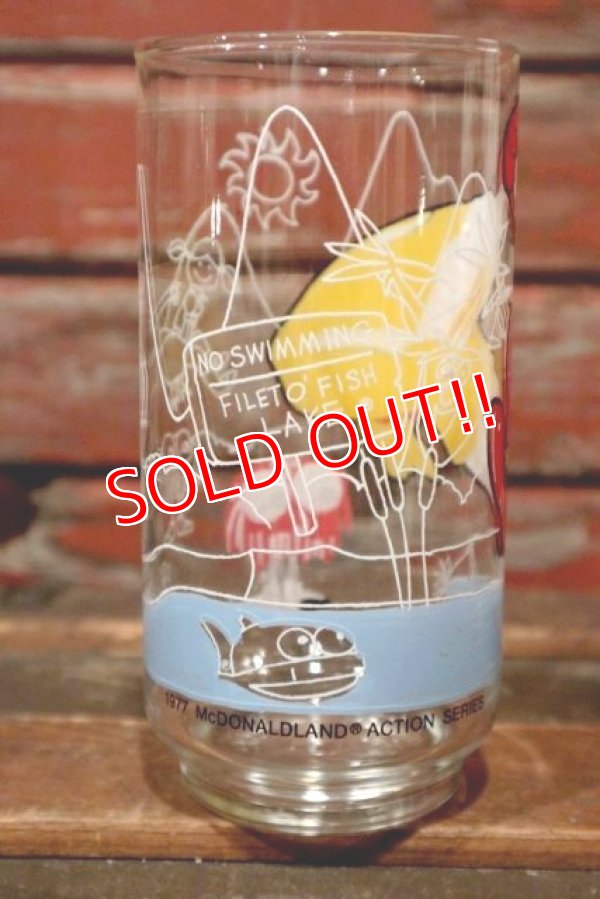 画像5: gs-210701-21 McDonald's / 1977 Action Series "Ronald McDonald" Glass