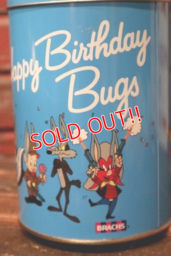 画像5: ct-210701-44 Happy Birthday Bugs / 1990's BRACH'S Tin Can