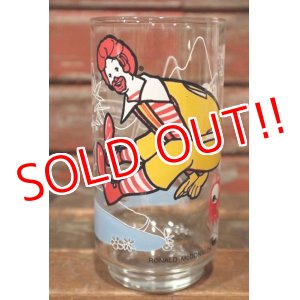 画像: gs-210701-21 McDonald's / 1977 Action Series "Ronald McDonald" Glass
