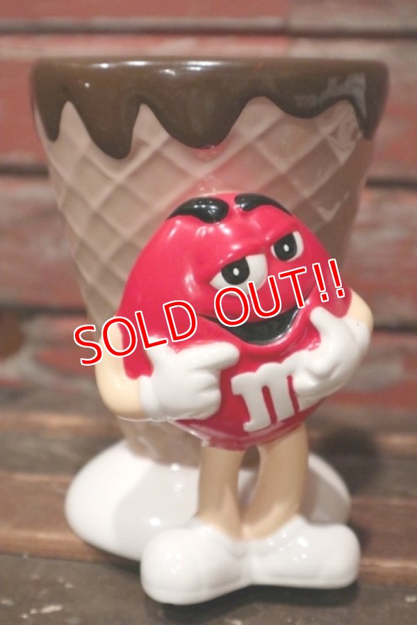 画像1: ct-210701-16 Mars / m&m's Ice Cream Waffle Cone Dish Cup