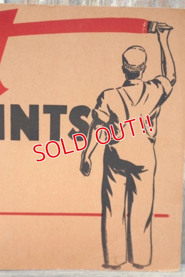 画像2: dp-210701-49 FULLER PAINT "WET" / Vintage Paper Sign