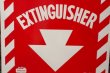 画像3: dp-210701-48 FIRE EXTINGUISHER / Vintage Plastic Sign