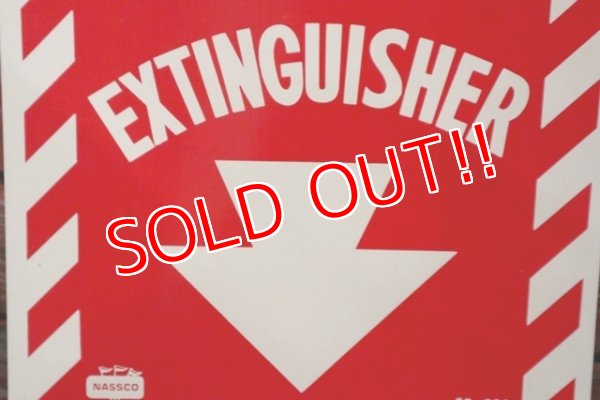 画像3: dp-210701-48 FIRE EXTINGUISHER / Vintage Plastic Sign