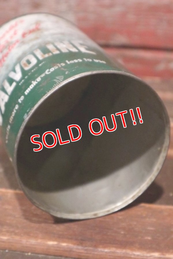 画像7: dp-210701-56 VALVOLINE / 1940's-1950's One U.S. Quart Oil Can