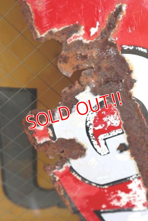 画像12: dp-210701-53 TEXACO / 1930's Gas Station W-Side Round Sign