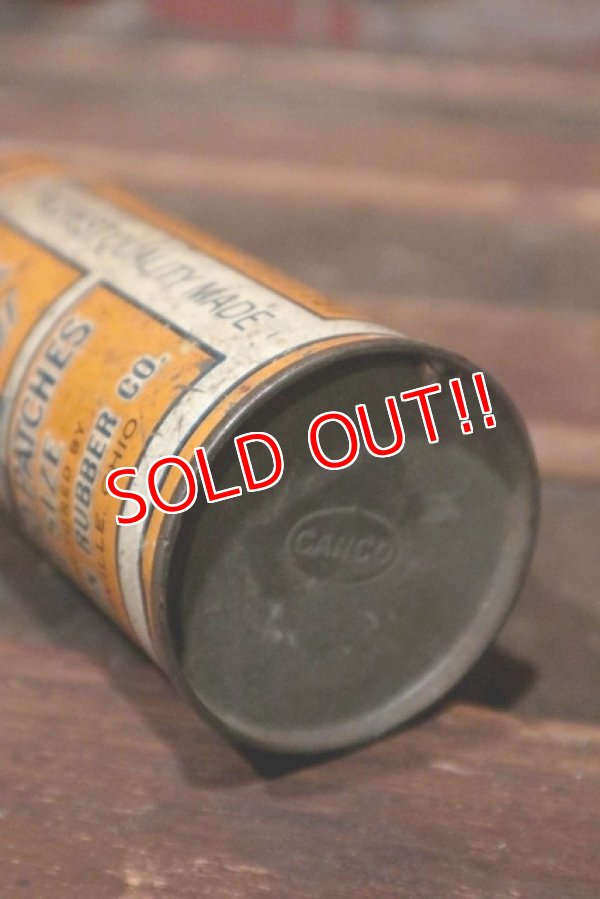 画像7: dp-210701-26 POLSON RUBBER-TIRE / 1940's Repair Kit Can