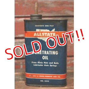 画像: dp-210701-14 ALLSTATE / 1940's-1950's PENETRATING OIL Can
