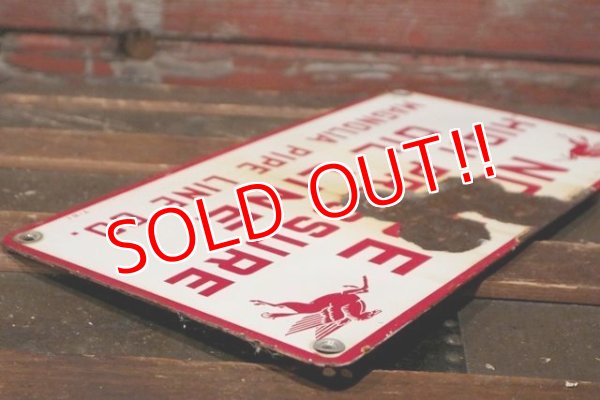 画像7: dp-210701-69 Mobil / 1950's Magnolia Pipe Line Co, Sign