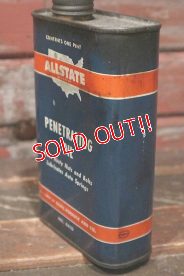 画像4: dp-210701-14 ALLSTATE / 1940's-1950's PENETRATING OIL Can
