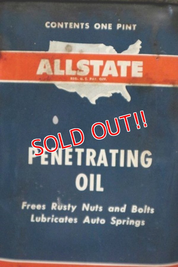 画像2: dp-210701-14 ALLSTATE / 1940's-1950's PENETRATING OIL Can