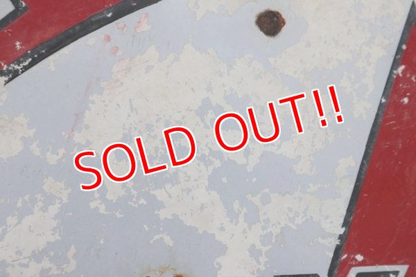 画像14: dp-210701-53 TEXACO / 1930's Gas Station W-Side Round Sign