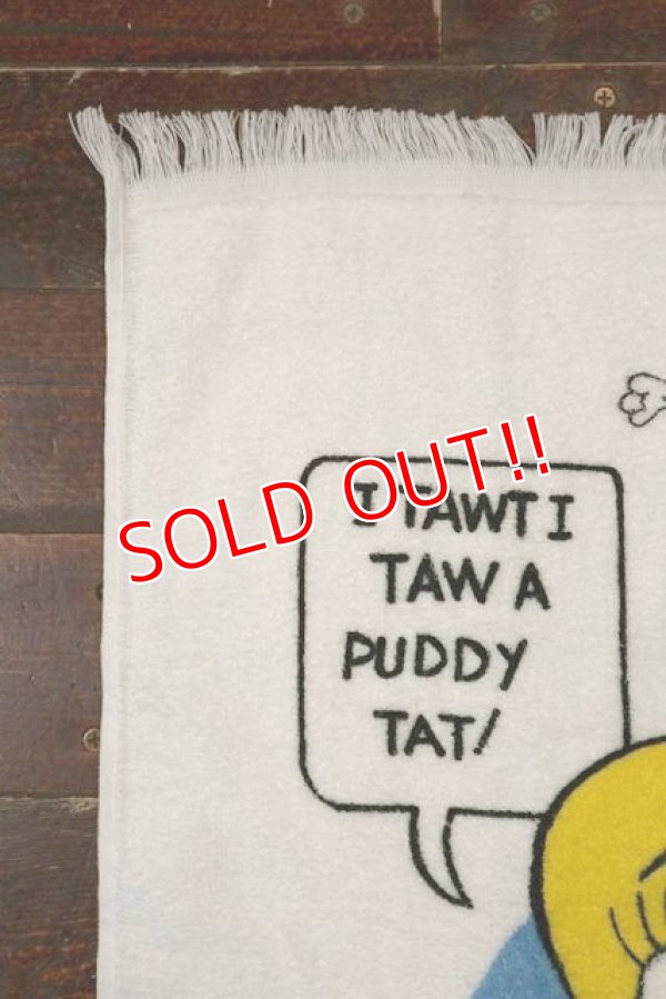 画像4: ct-210801-20 Sylvester & Tweety / CANNON 1970's Cotton Towel