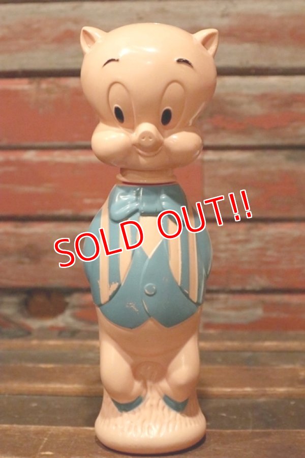 画像1: ct-210501-48 Porky Pig / 1960's Soaky (Blue)